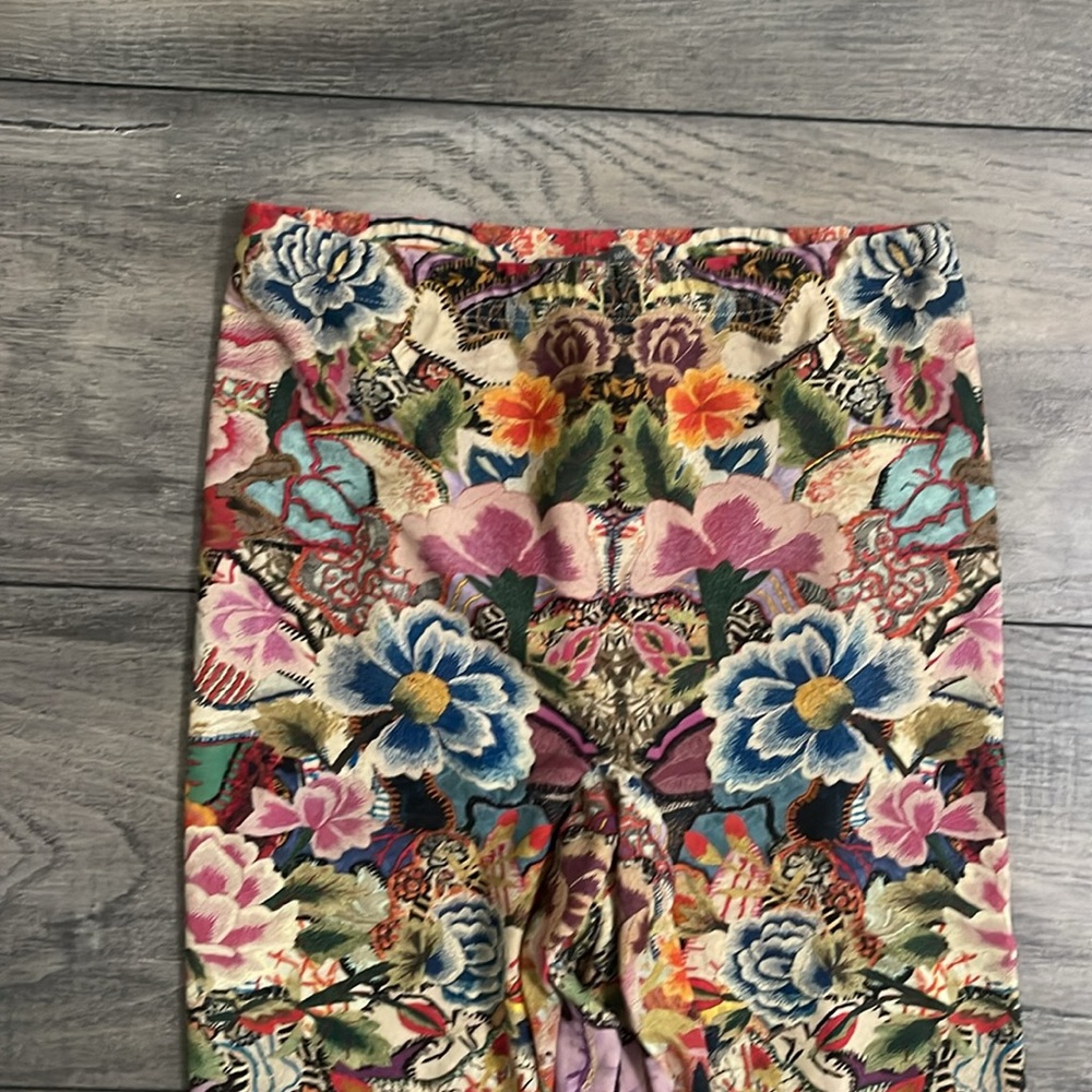 Alexander McQueen Multicolor Floral women Leggings size S - Picture 2 of 7